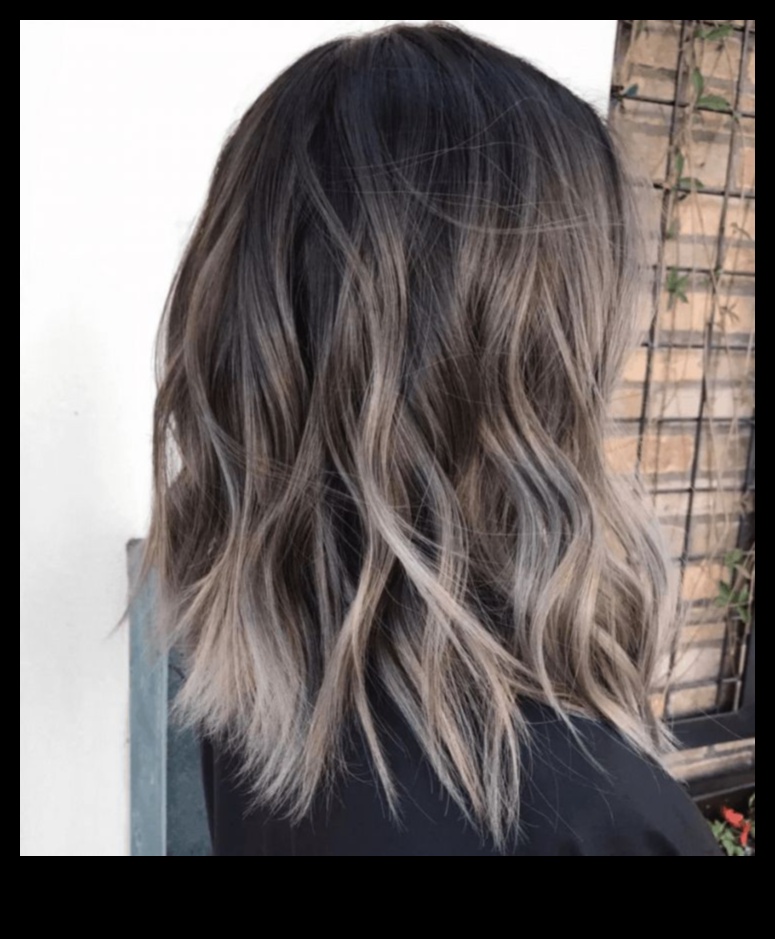 מלכת הקרח: השראת צבעי שיער בצבע כסף ואפור אלגנטיים